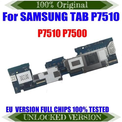 Full Working Original Unlocked For Samsung Galaxy Tab 10.1 P7510 P7500 16GB WIFI Motherboard Logic Mother Circuit Board