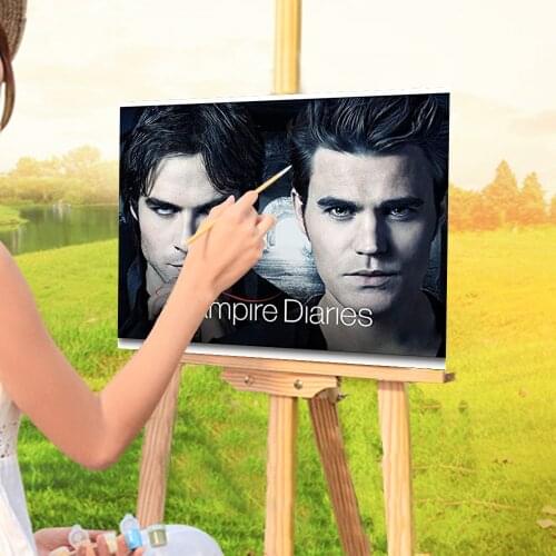 The Vampire Diaries Painting By Numbers Package Oil Paints 40*50 Boards By Numbers Loft Wall Picture For Wholesale