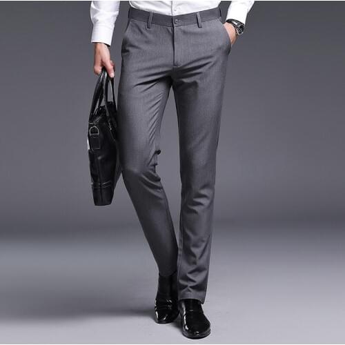 MRMT 2021 Brand New Mens Trousers Self-cultivation Business Ultra-thin Breathable Pants for Male Leisure Trouser