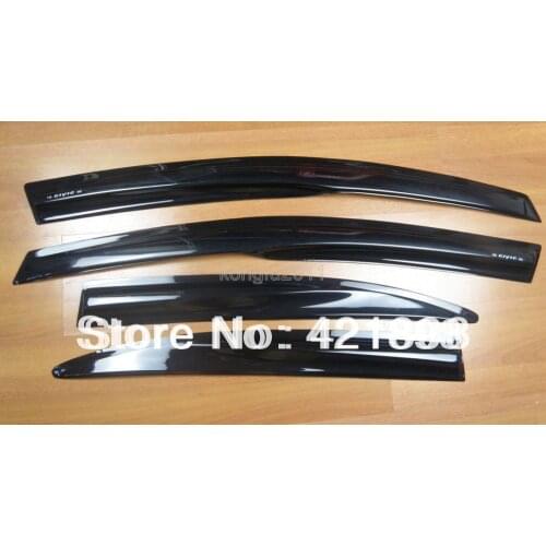 Plastic Exterior Visor Vent Shades Window Sun Rain Guard Deflector For Honda Civic 2006 2007 2008 2009 2010 2011