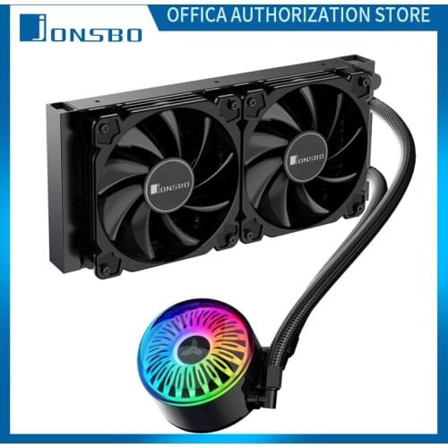 Jonsbo Jellyfish 240 CPU Radiator 5V 3PIN ARGB Synchronous ARGB Water Cooling Radiator PWM Silent Water Pump Support INTEL/AMD