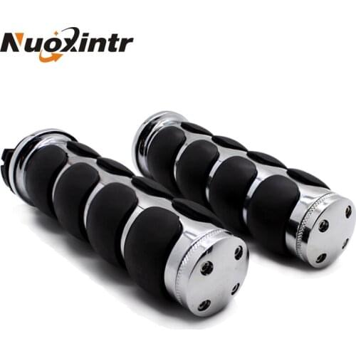 Nuoxintr 7/8" 22mm" Motorcycle Aluminum Hand Grips Handlebar Fit to Davidson Suzuki Ducati Kawasaki Sports Bike Free Shipping