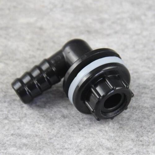 1 pc of DN10 Drain Connector is suitable for the inlet and outlet of small water tanks, drinking fountains, and small fish tanks