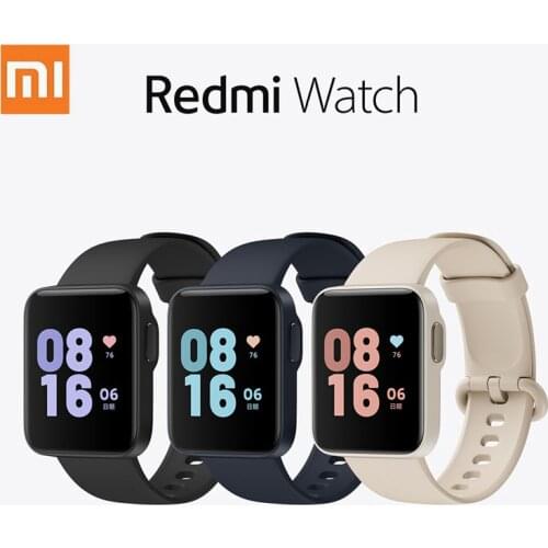 Xiaomi Redmi Watch Heart Rate Sleep Monitor 7 Sports Modes 50m Waterproof 1.4inch High-definition Large Screen Smart Watch