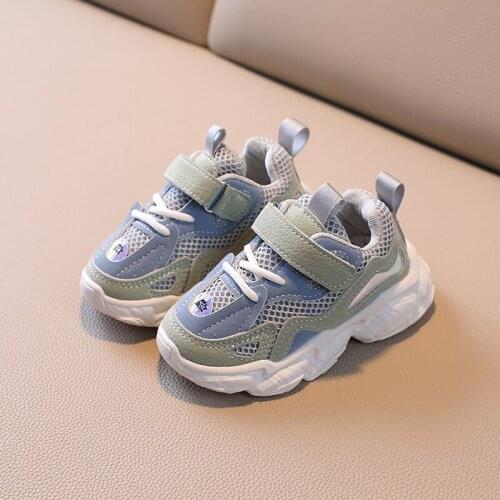 Spring Autumn Kids Shoes Baby Boys Girls Childrens Casual Sneakers Breathable Soft Anti-Slip Running Sports Shoes Size 21-30