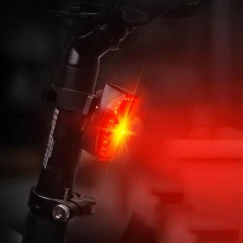 Bike Taillight Riding Rear Light LED USB Chargeable Waterproof Mountain Bike Headlight Cycling Light Tail-lamp Bicycle Lamps
