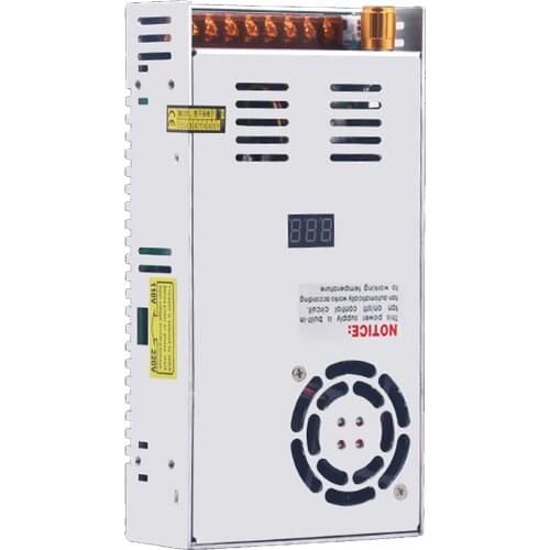 500W Battery Charger Aluminium Case Current and Voltage Dual Display 110V 220V lifepo4 Charger Power Supply 24V 20A / 36V 13.8A