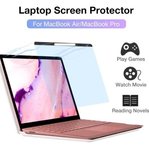 Laptop Screen Protector For Apple Macbook Air Pro 13 15 Retina Touch Bar Model Transparent Magnetic Protective Film
