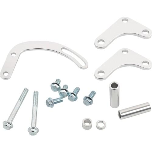 1 Kit Adjustable Power Steering Bracket Alternat Generator Bracket Kit