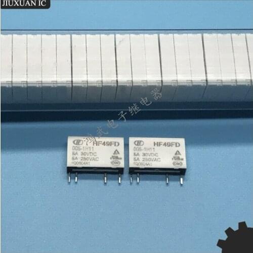 10pcs/lot [In stock] Relay HF49FD-005-1H11 HF49FD 005-1H11 5A 4PINS