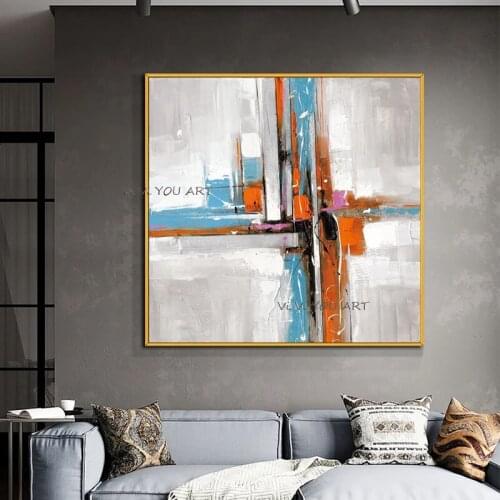 100% Hand Painted Abstract Oil Painting Hand Made Multicolored Art Picture On Canvas For Home Decor Abstract Wall Art Painting