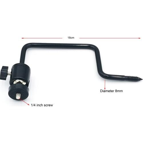 2PCS Wildlife Trail Camera Tree Mount M5 360 Degree Adjustable Rotating For Hunting Cameras Solar Charger Kits Stick Holder