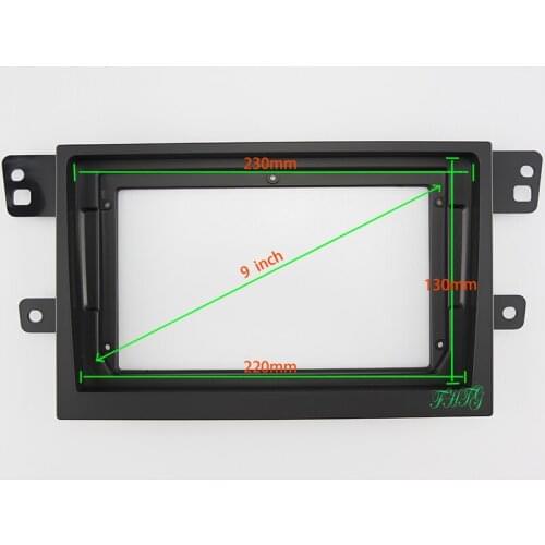 9 INCH Car Audio Frame GPS Navigation Fascia Panel Car dvd Plastic Frame Fascia is suitable for 2017 MAXUS T60