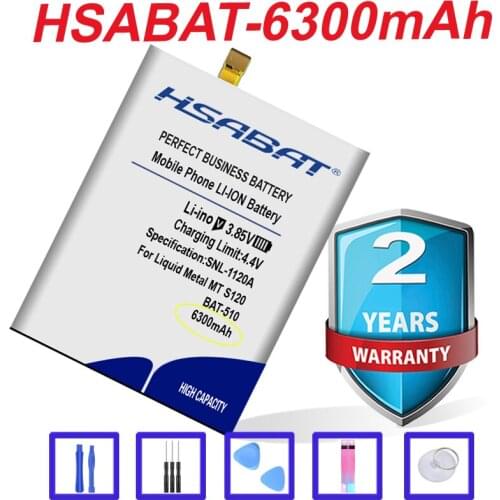 Top Brand 100% New 6300mAh BAT-510 Battery for Acer Liquid Metal MT S120 BAT-510 (1/CP6/65/85) SP516485SF-C in stock