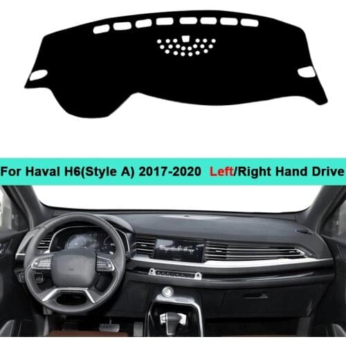 Car Dashboard Cover Carpet Cape For Great Wall Haval H6 2017 2018 2019 2020 Rug Pad Carpet Dashmat Sun Shade Protector Block UV