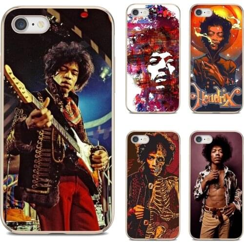 For Xiaomi poco X3 nfc F2 Pro M3 Mi 5X 6X Max Mix 1 2 2S 3 Mi5 Mi6 Mi3 Mi4 Cover Jimi-Hendrix-Electric-guitar-music