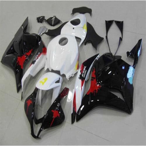 Dor-Kits WHITE BLACK Body F5 For CBR600RR 2009 2010 2011 2012 CBR 600RR 600 RR CBR600 RR 09 10 11 12 Injection Fairing