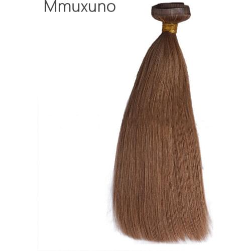 European and American human hair no trace hair clip hair long straight hair Color#6