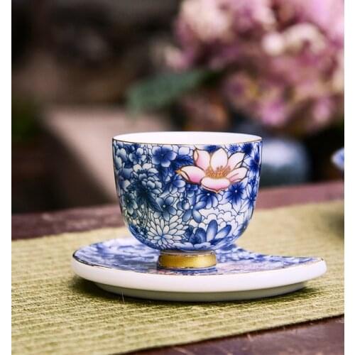 Porcelain ceramic new enamel chinese teacup japanese tea cup