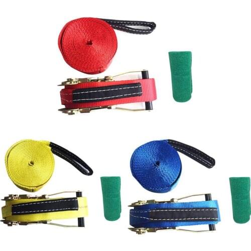 10*0.5m Outdoor Extreme Sports Fitness Equipment Slack Line/Ratchet Tensioner - Improve Balance Skills & Core Strength