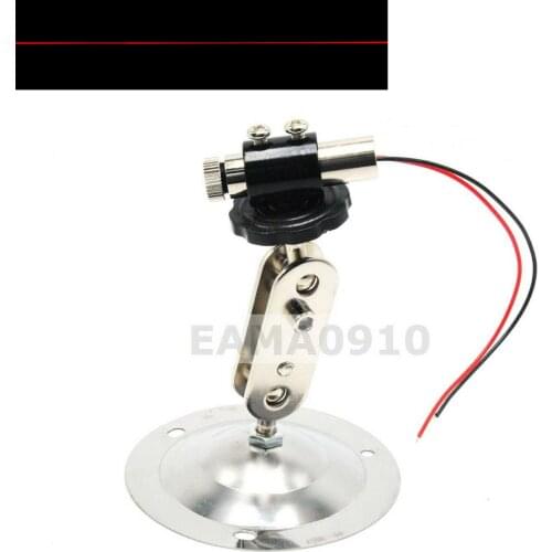 Focusable 650nm 30mW 12x35mm Line Laser Diode Module 3-5V w/12mm Heatsink Holder