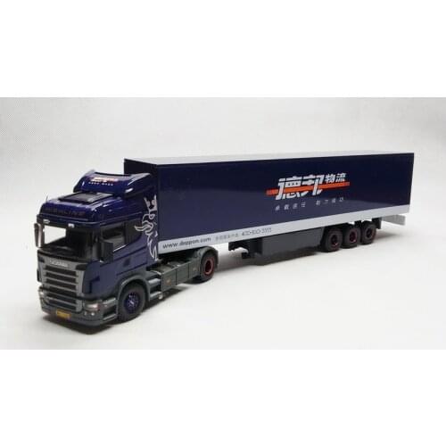 Collectible Alloy Model 1:50 Scale Scania R480 Highline Delivery Container Truck Tractor Diecast Toy Model For Decoration,Gift