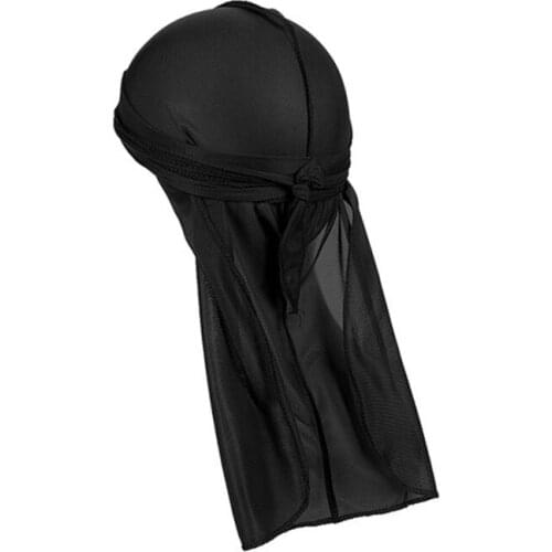 Men Women Summer Pirate Hip Hop Ribbon Wig Turban Scarf Sun Hat Outdoor Sport Cycling Polyester Breathable Sunscreen Cap R74