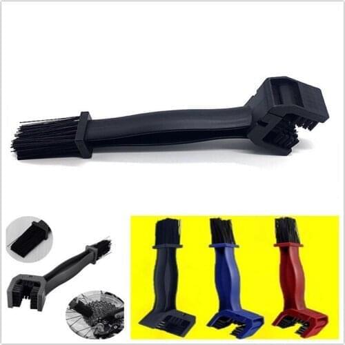 New black Motorcycle Bike Chain Brush Cleaner Scrubber Tool Grunge for Kawasaki Z750R 636 H2 H2R ZZR ZX1400 S VeRsion GTR1400