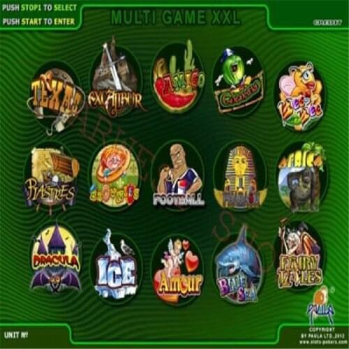 XXL 15 in 1 Red Casino Game PCB Board Low Win Rate 40%-96% Casino Gambling Multi Game PCB for LCD VGA Arcade Slot Game Machine