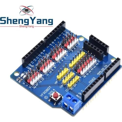 1pcs ShengYang Sensor Shield Expansion Board Shield UNO R3 V5.0 Electric Module New for arduino uno r3