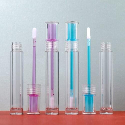 Wholesale 4ML Empty Lipgloss Bottles Containers Lip glos Transparent Tubes Lipstick Bottles Lip Glaze Containers Lipbalm Tubes
