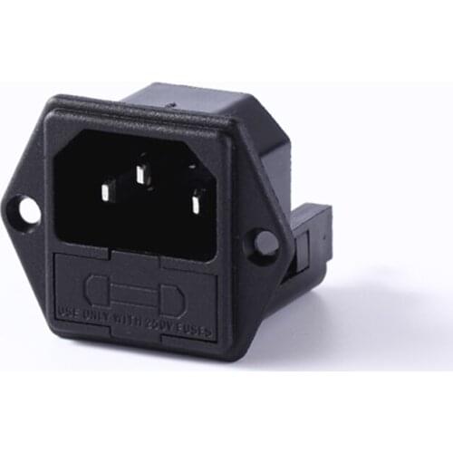 LZ-14-F7 Double fuse screw type Power Socket IEC use for medical Devices