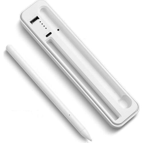 Tablet pen pencil Anti misoperation Columnar With wireless Charging Box pencil case For iPhone iPad pro touch Stylus pen