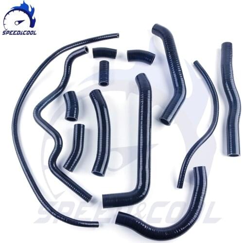 Silicone Radiator Coolant Hose Tube Pipe Kit For HONDA VFR 800 FI 1998 1999 2000 2001