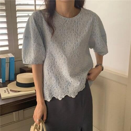 Snordic Blouses With Embroidery