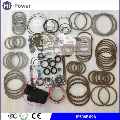 JF506E 09A Auto transmissio master repair kit For VW Audi FORD JAGUAR LAND ROVER MAZDA MITSUBISHI Nissan 09A JF506E