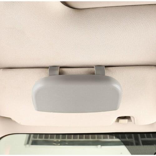 R3MD Universal Automotive Eyeglass Organizer Protective Box Sun Visor Glasses Box Clip on Doors Seat Backs