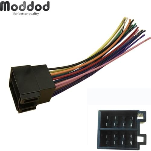 Universal ISO Radio Wiring Harness for Volkswagen Citroen Audi Ford Focus Dodge Adapter Connector Plug Male to Female