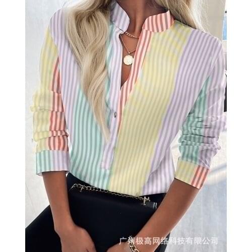 XIKUO Women's Striped Shirts