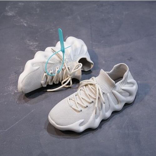 Couple 's Flying Woven Coconut Shoes Women 's Summer New Breathable Casual Running Shoes Volcano Sock Shoes Men 's