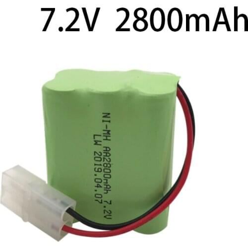 7.2v 2800mAh AA NI-MH X Battery Remote control electric R/C tank racing ship model robot rechargeable