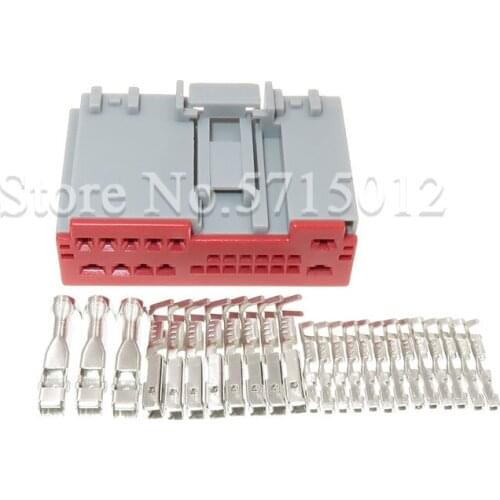 24 Hole Car Auto Power Speaker Cable Socket Audio Connect Wire Connector With Terminals For BUICK