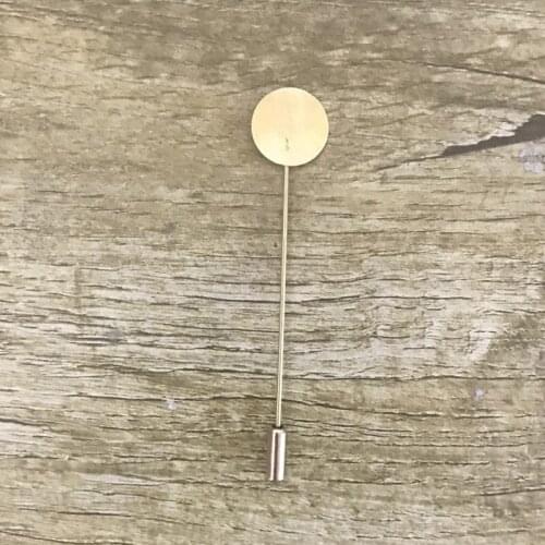 200Pcs/Lot 8cm Long Golden&Silver Colors Brooch Pin Handmade Corsage Making Brooch Straps Metal Accessories Advanced Brooches