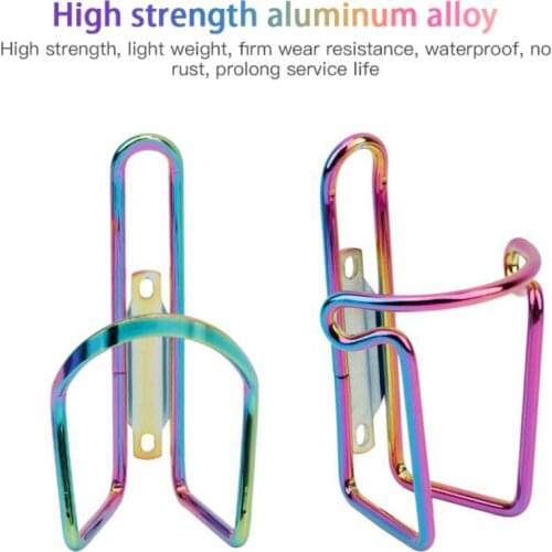 Colorful Aluminum Alloy Kettle Rack For Bicycle Mountain Bike Water Cup Holder Riding Equipment Water Bottle Rack