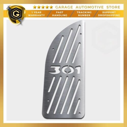 For Peugeot 301 Stainless Steel Chrome Accessories Foot Rest Pedal