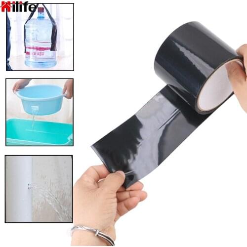 Adhesive Insulating Duct Tape Super Strong Waterproof Tape Stop Leaks Seal Repair Tape 152CM Performance Self Fix Tape