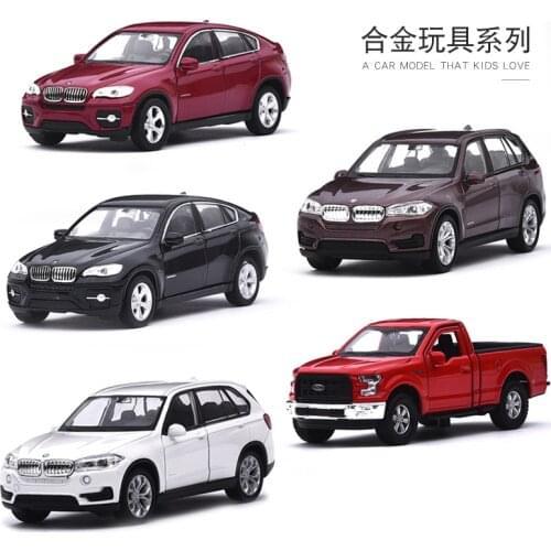 Collectible Alloy mkd3 Scale Car Model Die-cast coche carro Toy for Children mkd3 1:36 auto Vehicle X5 X6 SUV Ford Pick-up F150
