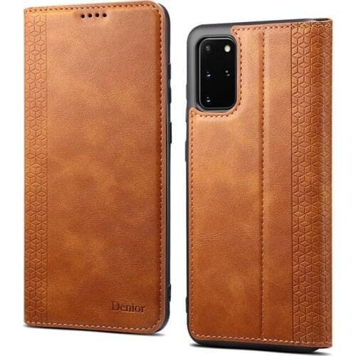 For Samsung Galaxy S20+ S20 Plus Ultra Leather Phone Cover Flip Wallet Case Pouch Bags Black Soft Rubber Silicone Card Pocket