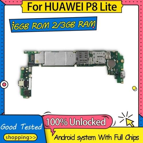 16GB ROM 2GB RAM For HUAWEI P8 Lite Motherboard,Unlocked Logic Board For HUAWEI P8 Lite ALE-UL00 GRA-UL00 ALE-L21 With Full Chip