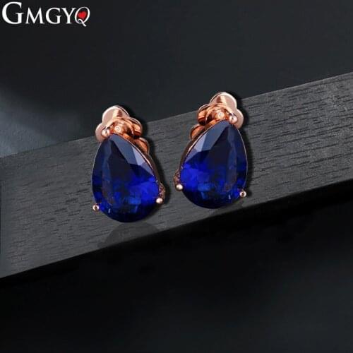 GMGYQ Fashion Jewelry 2018 White European and American retro style water drop ear bone clip earrings invisible without pierced